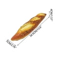 Virelaxpo Simulation Bread Model Fake Multi-Use Slow Rebound Squeeze ...