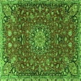 thumbnail image 1 of Ahgly Company Indoor Square Medallion Green Traditional Area Rugs, 4' Square, 1 of 1