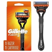 Gillette Fusion5 Shaving Razor for Men, Razor Handle, 1 Refill