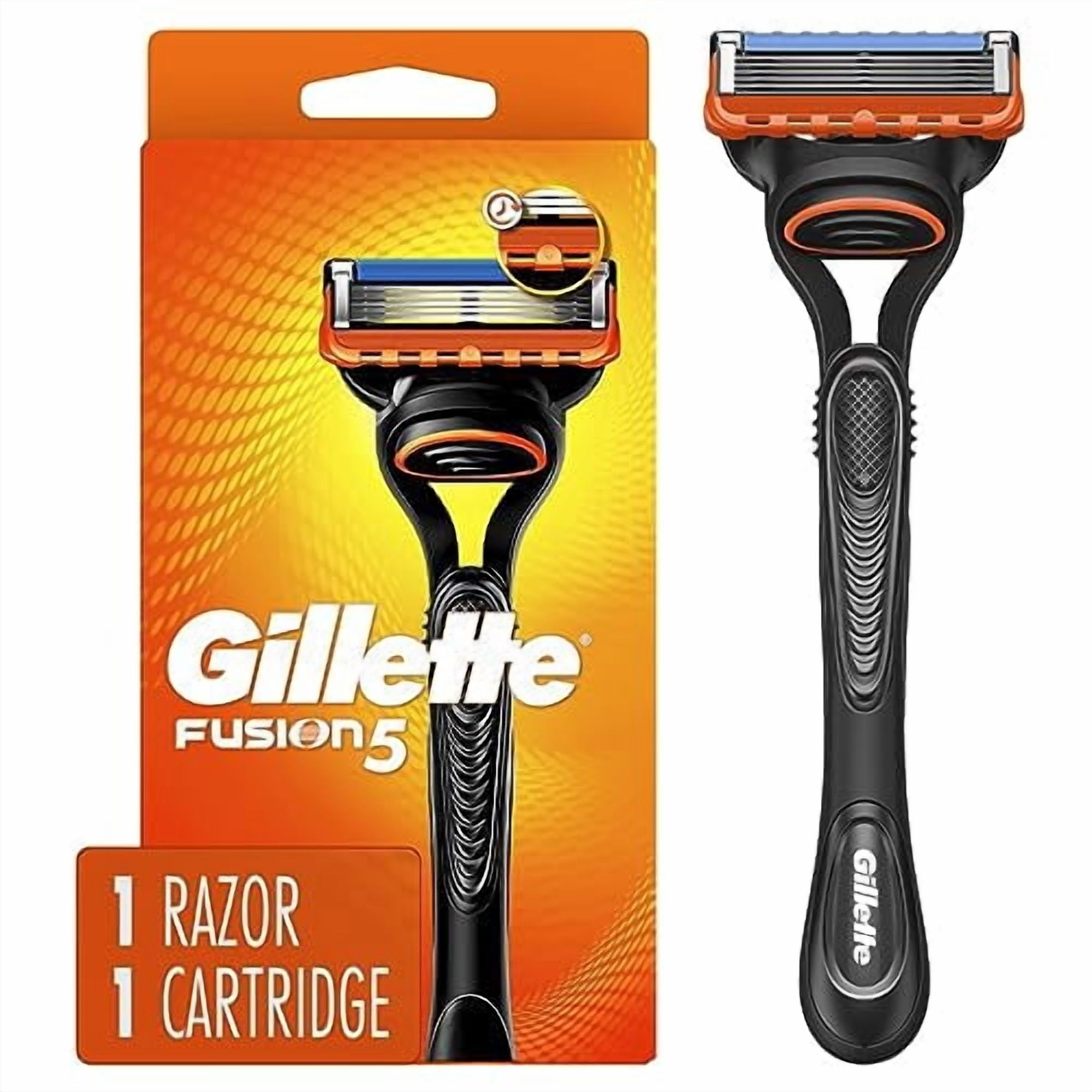 Gillette Fusion5 Shaving Razor for Men, Razor Handle, 1 Refill