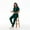 Dark Green, variant on S-2XL Womens Solid Color Nurse Uniform V-Neck Button Quick-Dry Comfort Medical Uniform Set