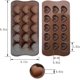 thumbnail image 3 of 15 Cavity Chocolate Mold Heart Shape Silicone Mold Valentine's Day Heart Chocolate Mold Gummy Candy Mold, 3 of 4