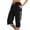 Black, variant on GJSYRH Women's Running Jogger Long Shorts with Pockets Athletic Cycling Hiking Sports Shorts