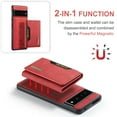 thumbnail image 6 of Dteck for Google Pixel 9 Pro XL Removable Wallet Cover Case, Shockproof PU Leather Wallet for Women Men with RFID Blocking Card Holder Slot Magnetic Closure Protective Phone Cover, Red, 6 of 9