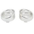 thumbnail image 1 of Mgaxyff Pair Motorcycle Turn Signal Light Lens Cover Front Rear Replacement for TOURING FLHX FLTRI FLHRS 2000‑up,Turn Signal Lens Ring, 1 of 8