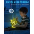 thumbnail image 2 of YSTIAN Unicorn Night Light for Kids, 3D Illusion Lamp, 16 Colors Changing with Remote Control, Room Decor, Gifts for Children Boys Girls, 2 of 9