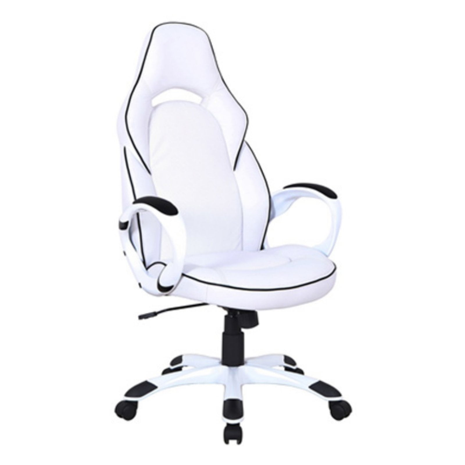 Executive Chair with BuiltIn Lumbar Support, White