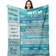 thumbnail image 1 of LHSHID Gifts for Mom Mom Gifts Birthday Gifts for Mom Mom Birthday Gifts Mom Gift from Daughter Son Best Mom Gifts for Christmas/Valentine's Day/Mothers Day Mom Blanket 30"x40", 1 of 7