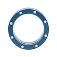 thumbnail image 4 of Men’s Stainless Steel Black & Blue IP Hammered Finish Band – Mens Ring, 4 of 5