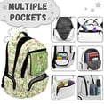 thumbnail image 5 of Bulopur Boys 17 Inch School Backpack 4 Piece Colorful Dinosaur Print Bookbag with Lunch Bag, Water Bottle Sleeve and Pencil Case, 5 of 7