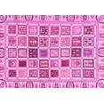 thumbnail image 1 of Ahgly Company Indoor Rectangle Oriental Pink Modern Area Rugs, 7' x 9', 1 of 4
