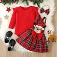thumbnail image 2 of Girl Outfits With Bow Baby Girls Floral Print Casual Tulle Dress Party Princess Clearance Clothes, 12-18 Months, 2 of 7