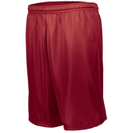 Tricot Mesh Body - Augusta Sportswear XL Men's Longer Length Tricot Mesh Short MAROON (HLW) 1848