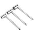 thumbnail image 4 of Truss Rod Wrenchs, Universal 3PCS 7mm/8mm/6.35mm Guitar Neck Adjustment Tool Lightweight  For Maintenance Silver, 4 of 8
