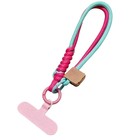 Hand Woven Phone Wrist Strap With Lost Design For Outdoor Travel Stylish Mobile Chain For