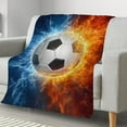 thumbnail image 2 of LHSHID Softball Gifts Blanket Cool Fire and Ice Softball Blanket Softball Gifts for Girls Softball Lovers Gifts Softball Team Gifts Girls Softball Gifts Softball Ideas 30x40in, 2 of 6