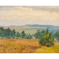 thumbnail image 2 of František Kaván 14x12 Black Ornate Wood Framed Double Matted Museum Art Print Titled: The Beginning of Autumn, 2 of 5