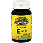 Nature's Blend Vitamin E 100 IU - 100 Softgels
