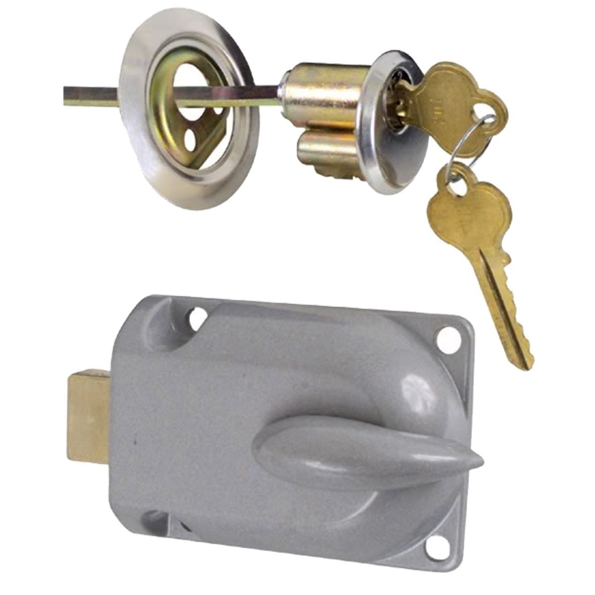 Minimalist Key Lock For Garage Door Opener with Simple Decor