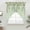 SpringGreen LightGreen, variant on Watercolor Floral Swag Valances for Windows 2 Pack, Kitchen Window Curtains 36 Inch Length, Spring Leaves Flowers Botanical Beige Privacy Swag Curtains for Living Room/Bathroom 36"x36"