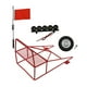 thumbnail image 1 of Cubo trasero jaula antivuelco estante Control remoto 1:10 simulación actualización neumático techo lámpara conjunto modificación piezas Kits de construcción modelo Estante rojo Bandera roja Vogacara FN010314-01B, 1 of 6