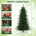 thumbnail image 3 of Gymax 7.5 FT Artificial Christmas Tree w/1162 Branch Tips 380 LED Lights 3 Timers, 3 of 10