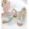thumbnail image 5 of Girls Kid Cosplay Dress Wedding Party Shoes Glitter Sequins high Heel Mary Jane Princess Shoes, 5 of 5