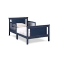 thumbnail image 3 of Olive & Opie Connelly Wood Reversible Panel Toddler Bed in Midnight Blue, 3 of 9