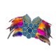 thumbnail image 2 of Chal de plumas artificiales para Halloween, accesorio para regalo, carnavales, cócteles, 2 of 9