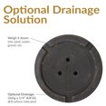 thumbnail image 4 of Sunnydaze Weather-Resistant Double-Walled Arabella Outdoor Flower Pot Planter - 19.5" - Rust Finish, 4 of 10