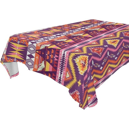 

POPCreation Geometric Pattern Tablecloth 60x104 inches