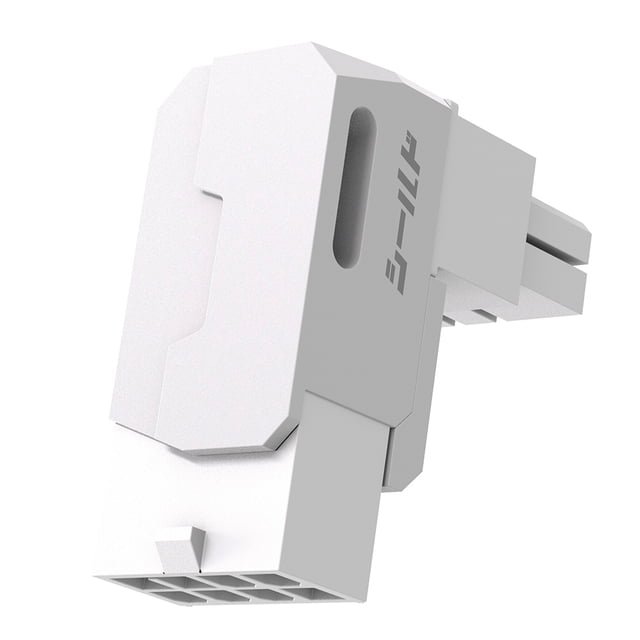 Adaptador GPU 8 Pines Ángulo Recto Conector 90 Grados Con Angulado (STD) White