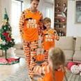 thumbnail image 4 of BULLPIANO Matching Halloween Pajamas Set Halloween Sleepwear Holiday Loungewear 2 Piece Pjs Set, 4 of 7