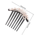 thumbnail image 2 of unbranded Peine Decorativo Negro Con Y Pedrería Para Fijar Con, 2 of 6