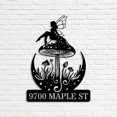 thumbnail image 5 of Handmadetneonsign Fairy Mushroom Garden Home Number Metal Sign, Fairy Mushroom Address Metal Sign, 5 of 5
