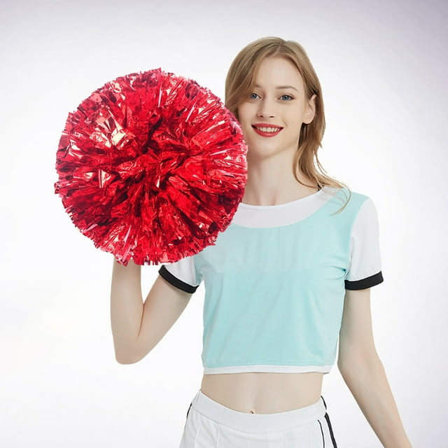 Hbdhejl Cheerleading à Main Fleurs Colorées Activités Sportives Performance Fournitures de Cheering Rondes Colorées Légères Double Doigt Boucle Design Antidérapant