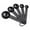 Black, variant on Plastic Measuring Spoon Set Of 5 Pieces With Scale Baking Measuring Instrument Color Measuring Spoon Spoon Baking Tool kitchen Gadgets