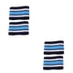 thumbnail image 3 of Greeniant Cycling Beam Pants Strap Three-color Striped Riding Elastic Bands Outdoor Belt Self-adhesive High Safety Protection Bike 28.5x7.5x1cm 2piezas, 3 of 6