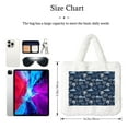 thumbnail image 3 of Salouo Hawaii Palms for Plush Underarm Bag,Soft Tote Bag Ladies Fluffy Shoulder Bag Women Furry Tote Bag Plush Handbag for Autumn and Winter, 3 of 7