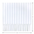thumbnail image 6 of Beautiful Hydrangea Blue Mix & Match Stripe Shower Curtain by Drew Barrymore, Cotton & Polyester, 72" x 72", 6 of 9