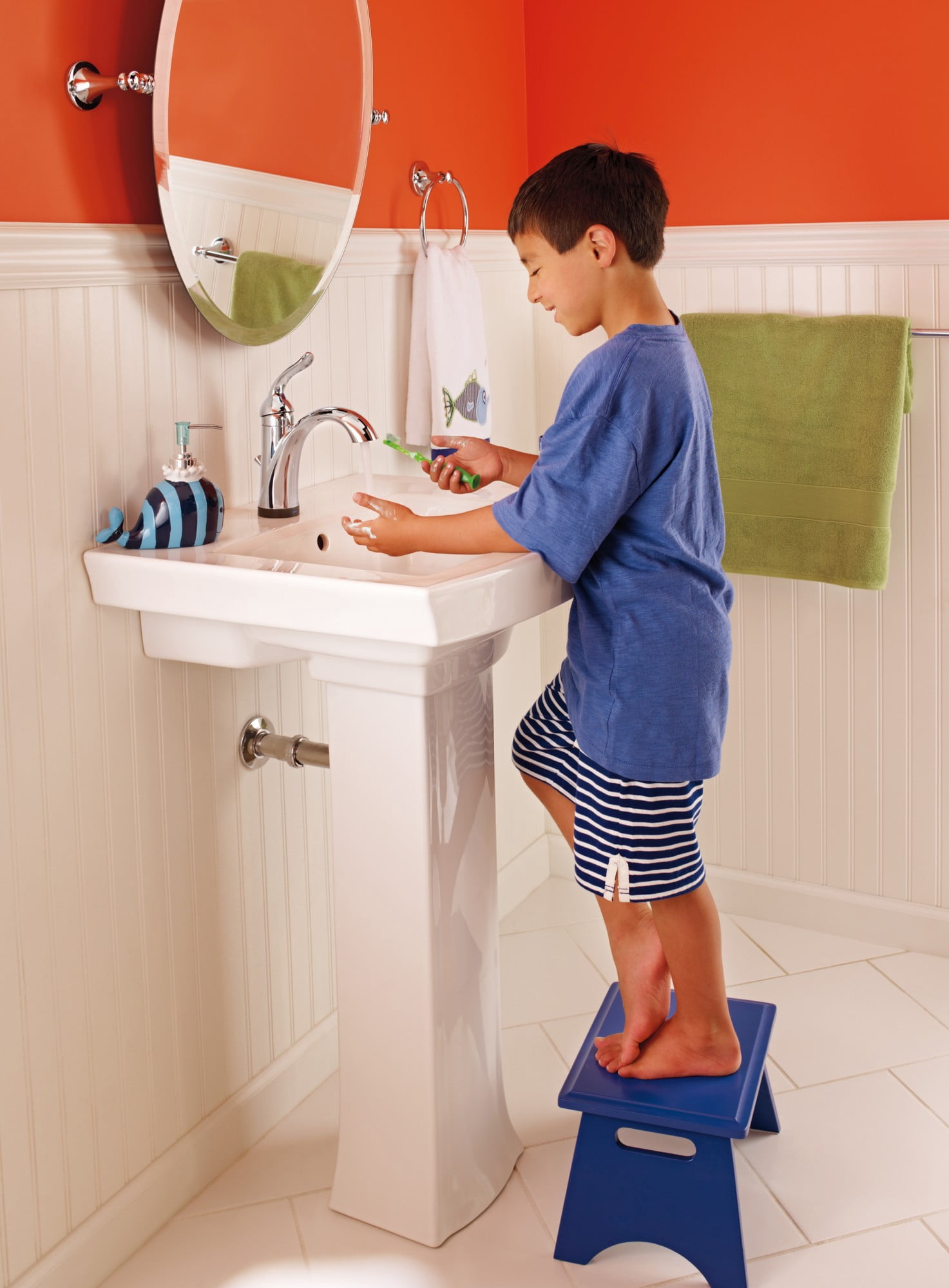 Delta Lahara Single Handle Bathroom Faucet with Touch2O.xt Technology, Venetian Bronze