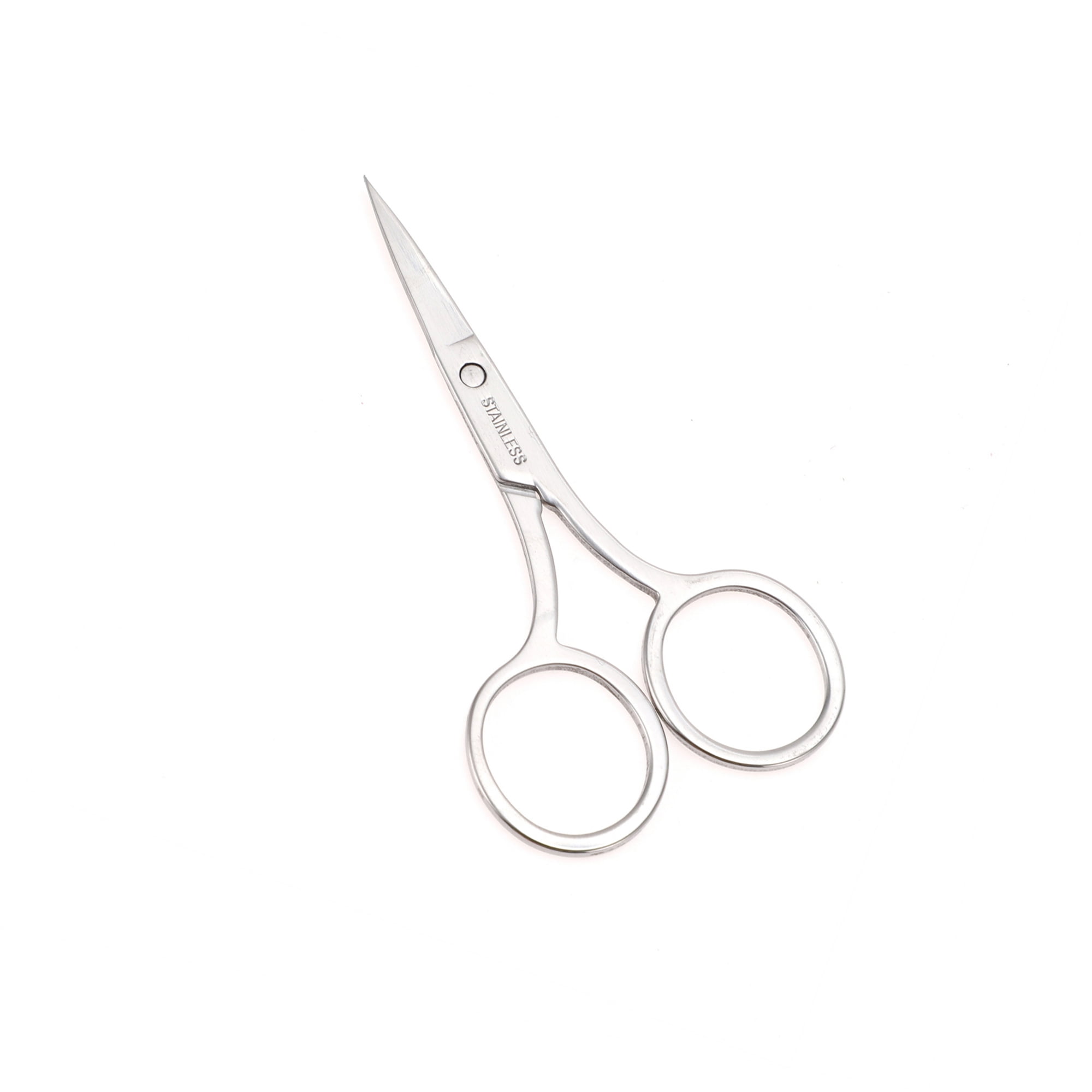 Unique Bargains 1 Pc 2.0 Embroidery Scissors Grooming Bathroom Silver Tone