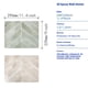 thumbnail image 5 of Naiovety Adhesivo 3D antiazulejos - Autoadhesivo y pegable, fácil de instalar, de alta resistencia, 11,4 x 9 pulgadas Decoración del hogar Verde grisáceo (10 piezas), 5 of 6