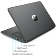 thumbnail image 6 of Newest HP 11.6" Lightweight Chromebook Intel Celeron N3350 Processor, 4GB LPDDR4 RAM, 32GB SSD, WiFi, Chrome OS, 6 of 8
