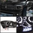 thumbnail image 2 of AKKON - For 2006 Dodge 1500 2500 3500 Ram Projector LED Smoked Headlights + Black Smoked Tail Light Lamp, 2 of 6