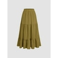 thumbnail image 6 of Tiered Maxi Skirt with Elastic Waist, 6 of 8