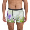 thumbnail image 1 of Fotbe Purple Butterfly On Wild Calzoncillos Tipo Boxer con Bolsa de Soporte Total para Hombre, X-Temp Fresco, Transpirable y de Secado Rápido-XX-Large, 1 of 5