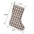 thumbnail image 2 of Christmas Stockings,Green and Red Christmas Plaid Pattern Stockings Christmas,14.8'' Xmas Stockings,Christmas Party Favors,Christmas Party Decorations,Christmas Stockings Personalized, 2 of 5