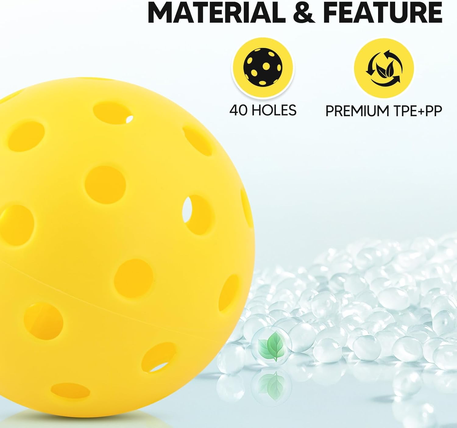 Pickle Balls 4 Pack Glow in The Dark Light up Pickleball Balls Usapa Approved Ideal for Indoor and Outdoor Pickleball Games as Sports Equipment Gifts for Pickleball Aficionados