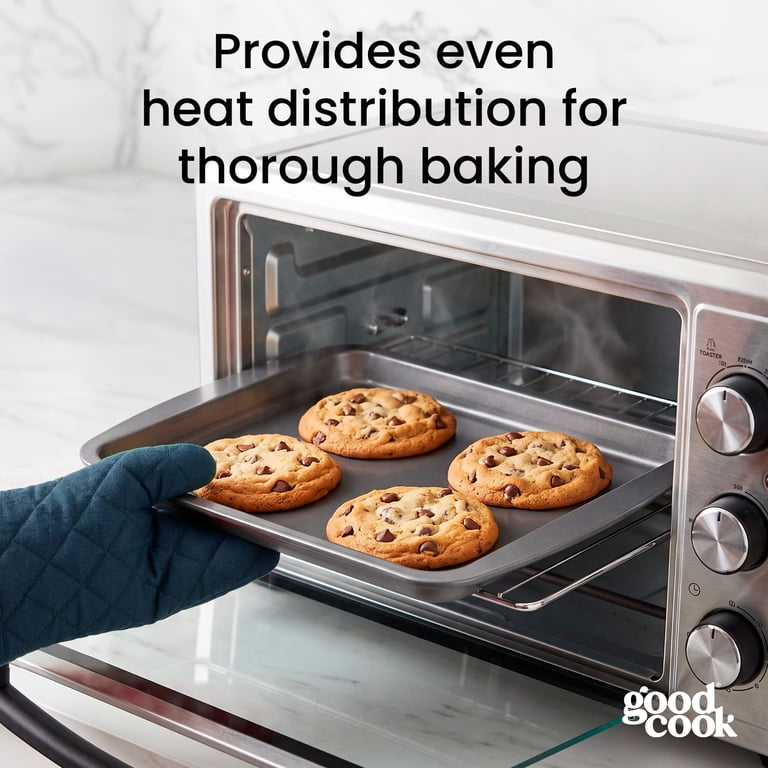 GoodCook 4-Piece Toaster Oven Bakeware Set, Gray photo 4